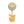 Portable Desk Fan Yellow Flower Pot Pompompurin