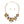 Collar Leopard Die Cut Gold Flower Artisan Necklace
