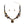 Pendant Leopard Wood and Stone Bead Necklace
