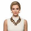Pendant Global Artisan Leopard Gold Disc Necklace