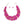 Bib Fuchsia Artistic Glass Copper Choker Necklace