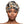 Turban Pre-Tied Knot Brown Animal Print for Women