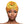 Turban Pre-Tied Flower Yellow Ombre Zebra Women