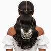 Gold and Cream Pearl Head Chain