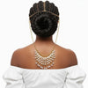 Gold and Cream Pearl Head Chain