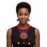Handmade Tribal Beaded Collar Long Bib Necklace