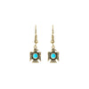 Burnished Gold Thunderbird Earrings