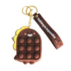 Brown Dino Bubble Pop Keychain