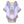 Blue African Print Rouned Poncho