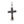 Black Stainless Steel Cross Pendant