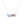 Rainbow Love Silver Chain Necklace