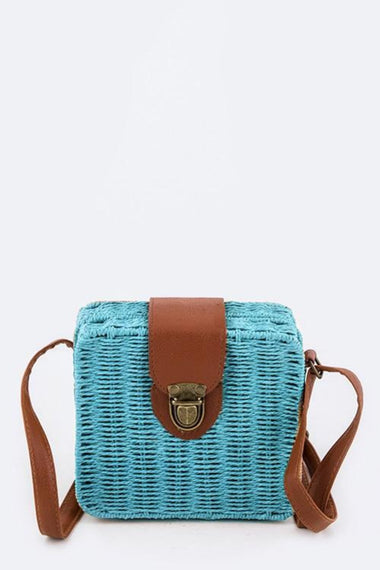 Weaved Box Swing Bag