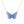 Blue 3D Butterfly Pendant Necklace