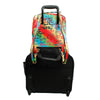 Multi Color Graffiti Trolley Sleeve Backpack