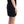 Black Shift Sheath Dress Short Sleeve