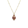 Brown Football Necklace