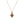 Brown Football Necklace