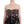 Masterpiece black floral print silk runway dress