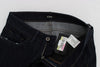 Blue Cotton Stretch Slim Fit Jeans