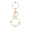 Gold Anchor Magnifying Glass Keychain