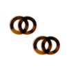 Tortoiseshell Infinity Earrings