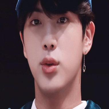 1Pcs KPOP BTS Bangtan Boys Album Chain Drop Ball Chain Stud Man Women Earring