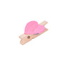 7 Tone 20Pcs Mini Love Heart Wooden Clothes Pin Birthday Wedding Photo Clips Peg