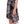 Black Silk Floral Pattern Shift Coctail Dress