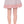 Pink Gray Mini Short Pleated Skirt