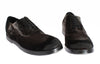 Brown Velvet Casual Mens Laceups Shoes