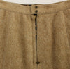 Beige Alpaca Above Knees Pencil Skirt