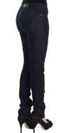 Blue skinny leg jeans