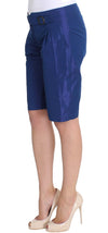 Blue Above Knees Bermuda Shorts