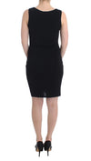 Black pencil sheath dress