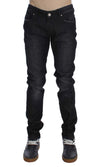 Black Cotton Stretch Slim Fit Jeans