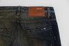 Blue Wash Cotton Regular Straight Fit Jeans