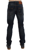 Blue Wash Cotton Stretch Slim Skinny Fit Jeans