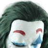 New Joker Mask Clown Green Hair Wig Latex Face Mask Halloween Costume Cosplay Party