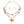 Neutral Glass Bead Elephant Necklace