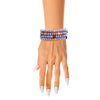 Light Purple Glass Bead Bracelets