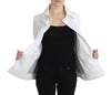 White Double Breasted Jacket Coat Blazer