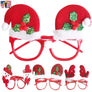 Eyeglass Rudolph Santa Snowman Reindeer Christmas Eye GLASSES Clip Pin costume