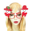 Eyeglass Rudolph Santa Snowman Reindeer Christmas Eye GLASSES Clip Pin costume