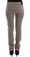 Taupe Beige Slim Jeans Denim Pants Skinny