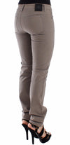 Taupe Beige Slim Jeans Denim Pants Skinny