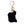D Black Keychain Bag Charm