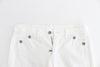 White Cropped Jeans Denim Pants Branded Capri