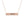 Rose Gold Ribbon HOPE Plate Necklace