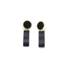 FASHION EARRING WITH NATURAL WOOD 41547-E