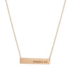 Gold Philippians Plate Necklace